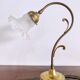 Table lamp in brass art deco tulip 1930