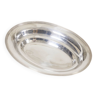 Silver metal dish