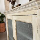 Patinated display case