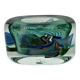 Murano vase in green signed by Robert Pierini.