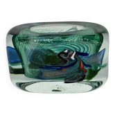 Vase Murano vert signé Robert Pierini
