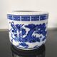Cache-pot / Vintage porcelain brush pot