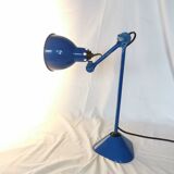 RAVEL articulated lamp, model 205 blue, Bernard Albin Gras, Clamart, France, 1932