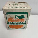 Vintage apple-shaped ice cube bucket