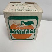 Seau a glace glaçons vintage en forme de pomme