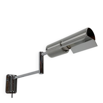 Vintage Space Age Wall Lamp Haloprofil by V. Frauenknecht for Swisslamps International, 1970s