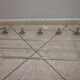Aluminum coat rack from the 50/60