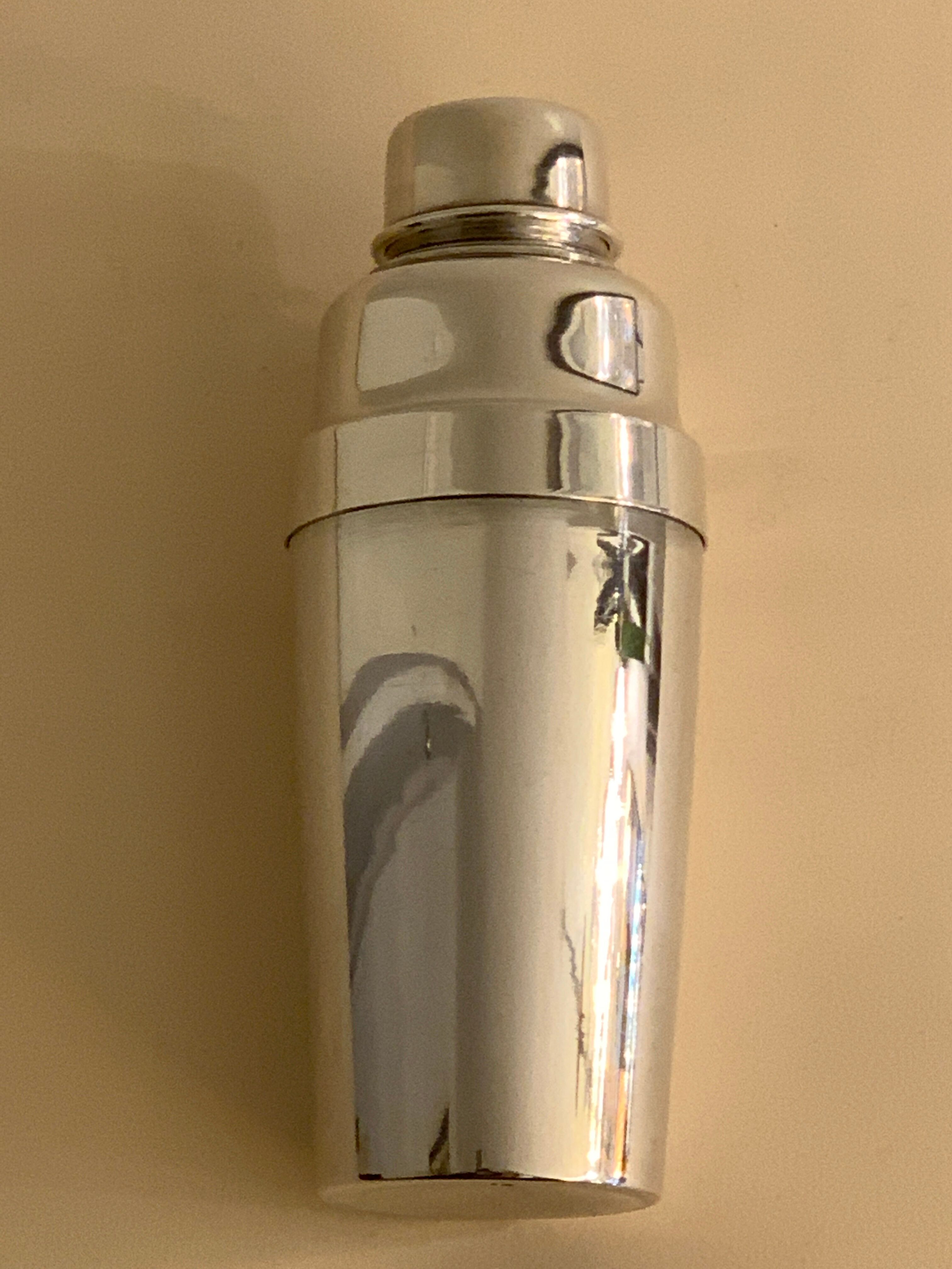 Shaker Christofle in silver metal