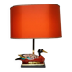 Duck lamp in porcelain Manifattura Porcellane Artistiche Firenze