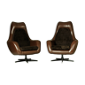 Pair of Swivel Egg Chairs, 1970s