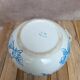 Small antique ironstone jug L.m Creil and Montereau with blue floral decoration.