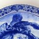 Boch Belgium ceramic wall plate depicting the painter Rembrandt