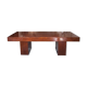 Spectacular brunette Magnifier around 1930's wooden desk