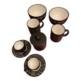 Scraffito Habitat Service 9 pieces