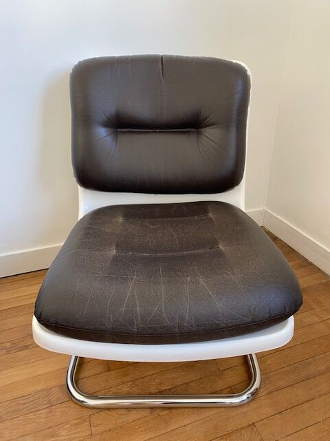 Chauffeuse Albert Jacob pour Grosfillex vintage 70