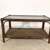 rattan coffee table