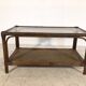 rattan coffee table