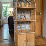 Rattan shelf