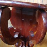 Pair of mahogany wall consoles