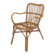 Vintage bamboo and rattan armchair, Florida style, Italy, 1970s.