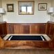 Antique 19th century mahogany sofa bed