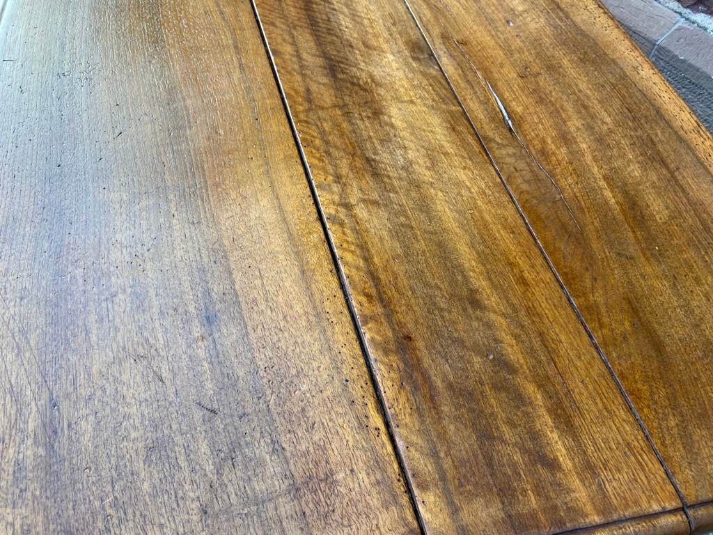 Alsatian farmhouse table Louis XVI walnut