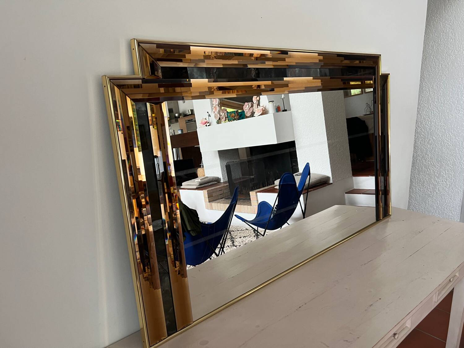Miroir Schoninger vintage de style Hollywood Regency