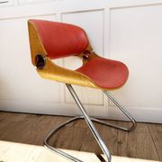 Suite of four space age chairs, 60s