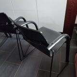 Thonet S320 black chairs