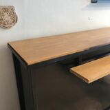 Metal and wood countertop