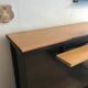 Comptoir metal et bois