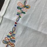 Handmade antique table runner