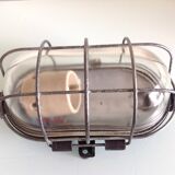 Industrial style porthole wall light, 50s-60s