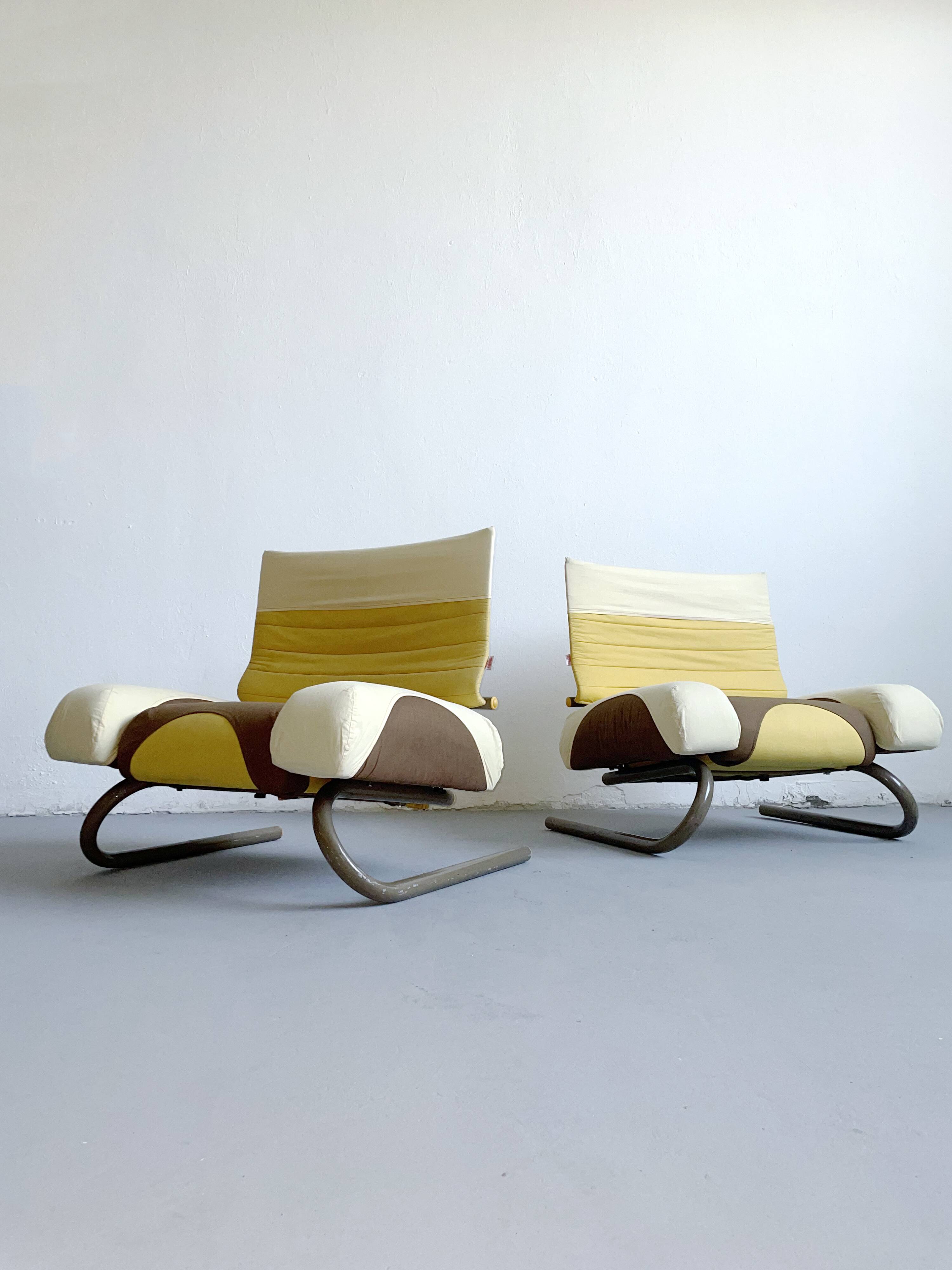 Paire de fauteuils 'Peter Pan', Michele De Lucchi pour Thalia&Co, Italie, 1982