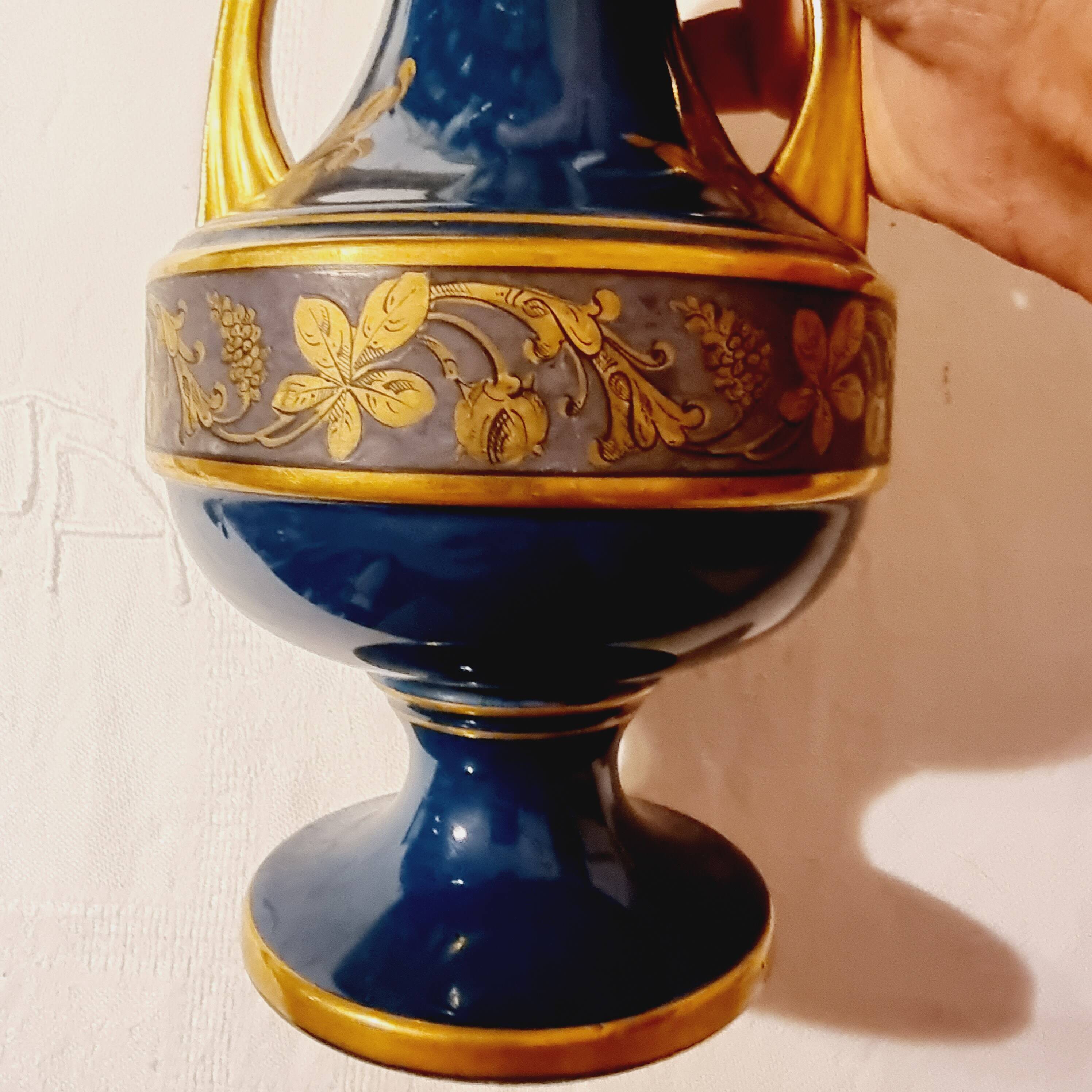 French Empire style vase from the 1920s by Jaget & Pinon