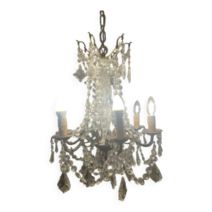 lustre de style en verreries