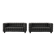 Kubus Sofas, Two Places by Josef Hoffmann for Wittmann, 1980s, Set of 4