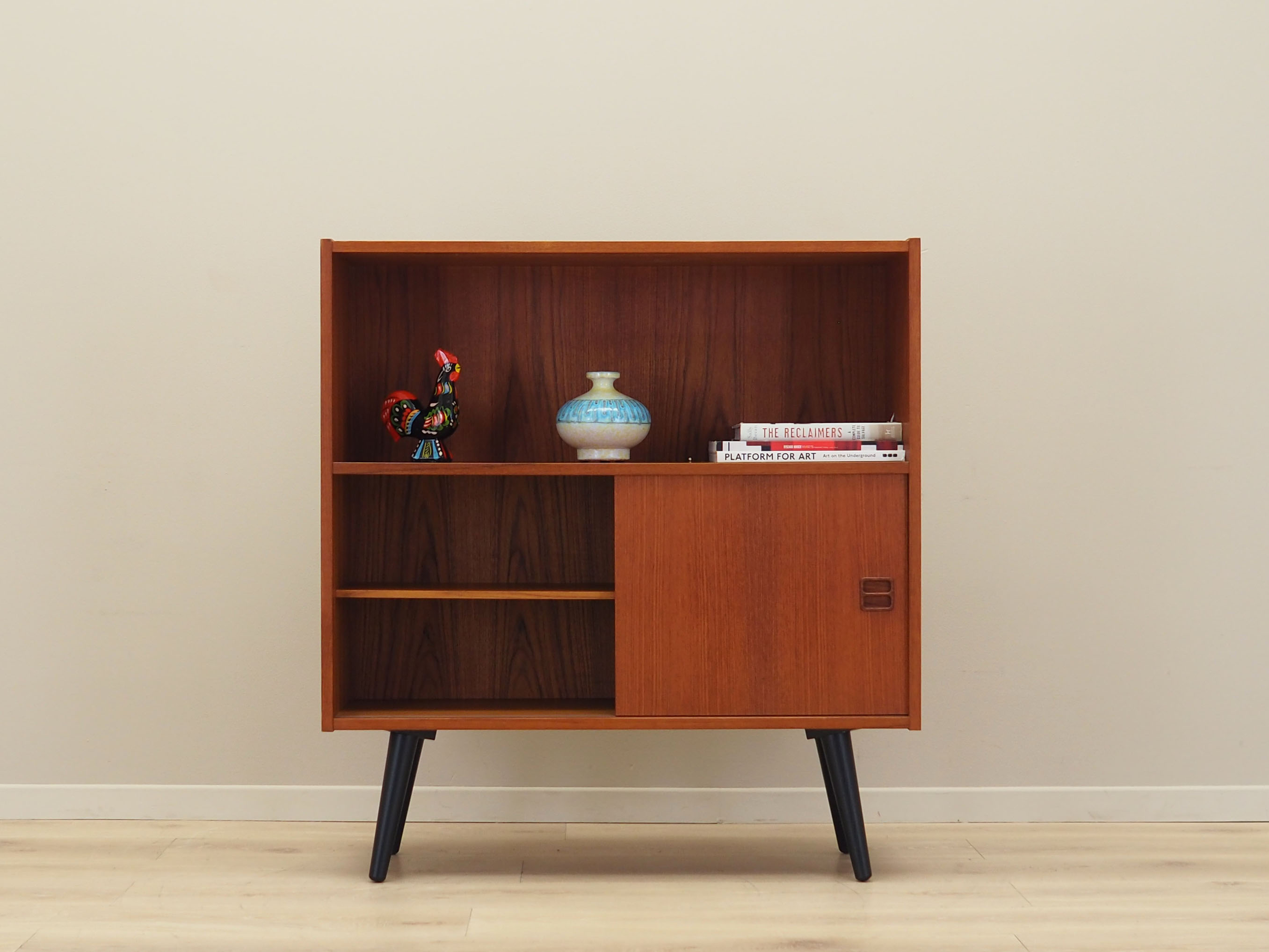 Teak bookcase, Danish design, 1970s, production: Denmark