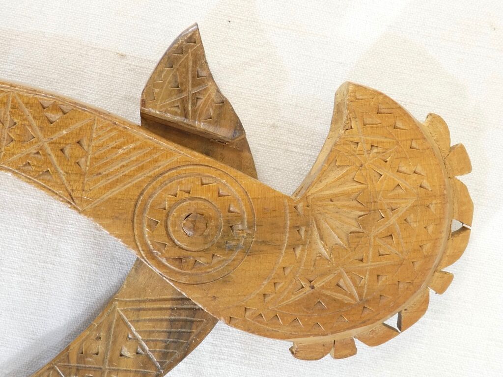 Old wooden nut cracker