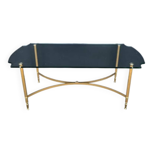 Table basse vintage en - verre