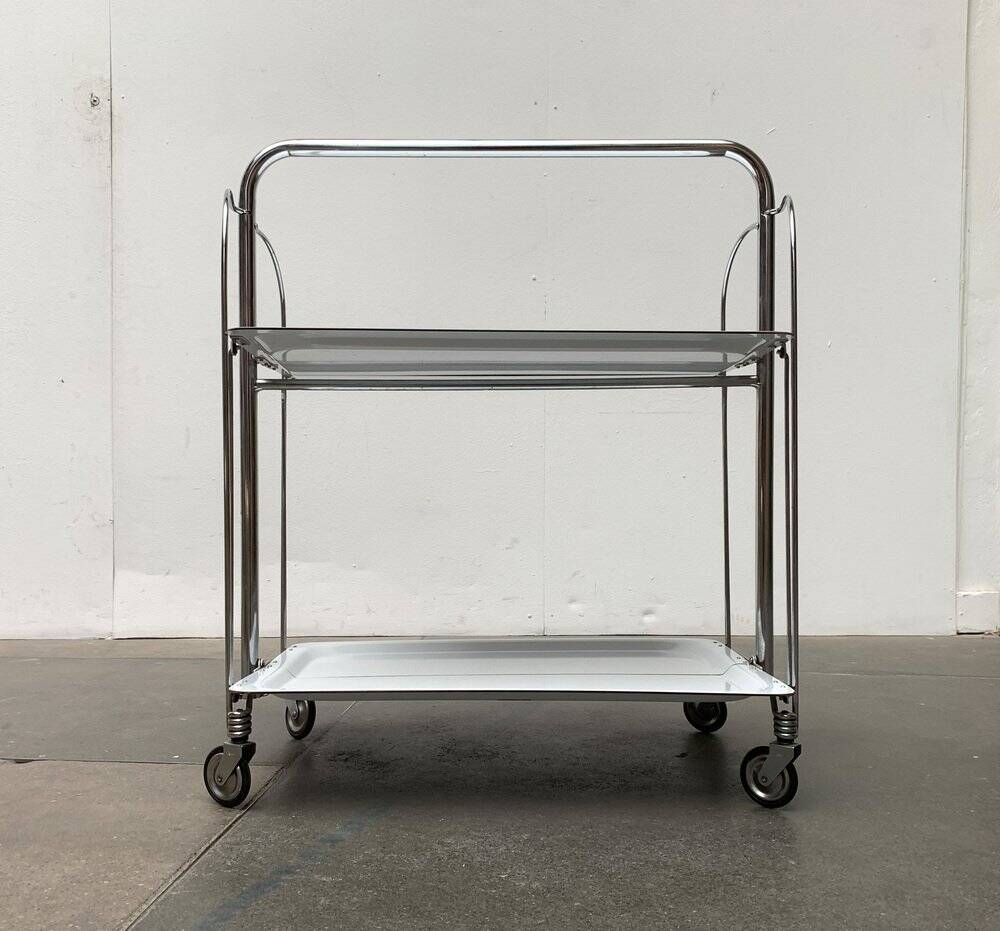 Vintage Folding Service Trolley by Raquer, 1970s