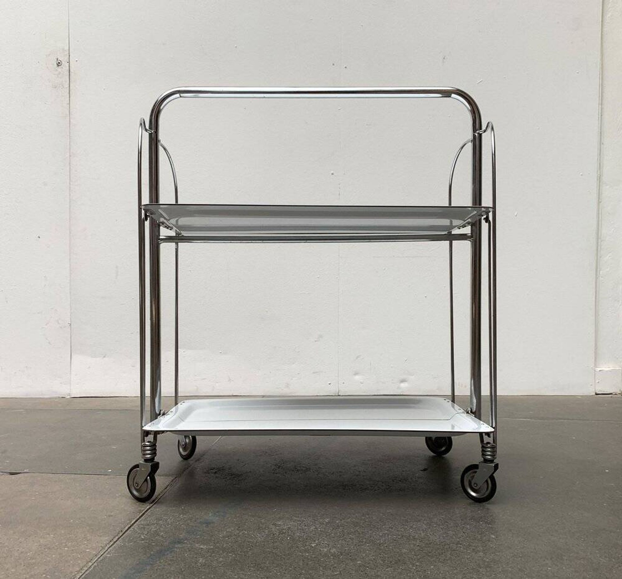 Vintage Folding Service Trolley by Raquer, 1970s