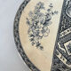 Old blue night ironstone plate for Vermont Frè shop.