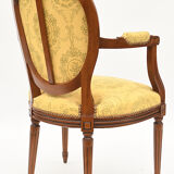 Louis XVI style convertible armchair