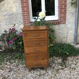 High chest of drawers/Vintage ragpicker compass feet