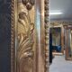 19th-century mirror, 2m x 1.2m.