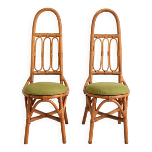 paire de chaises hautes - italiennes
