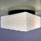 Midcentury wall or ceiling lamps, flushmount, 1970s - up to 15 pieces