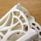 Openwork pot / letter holder in Art Nouveau ceramic