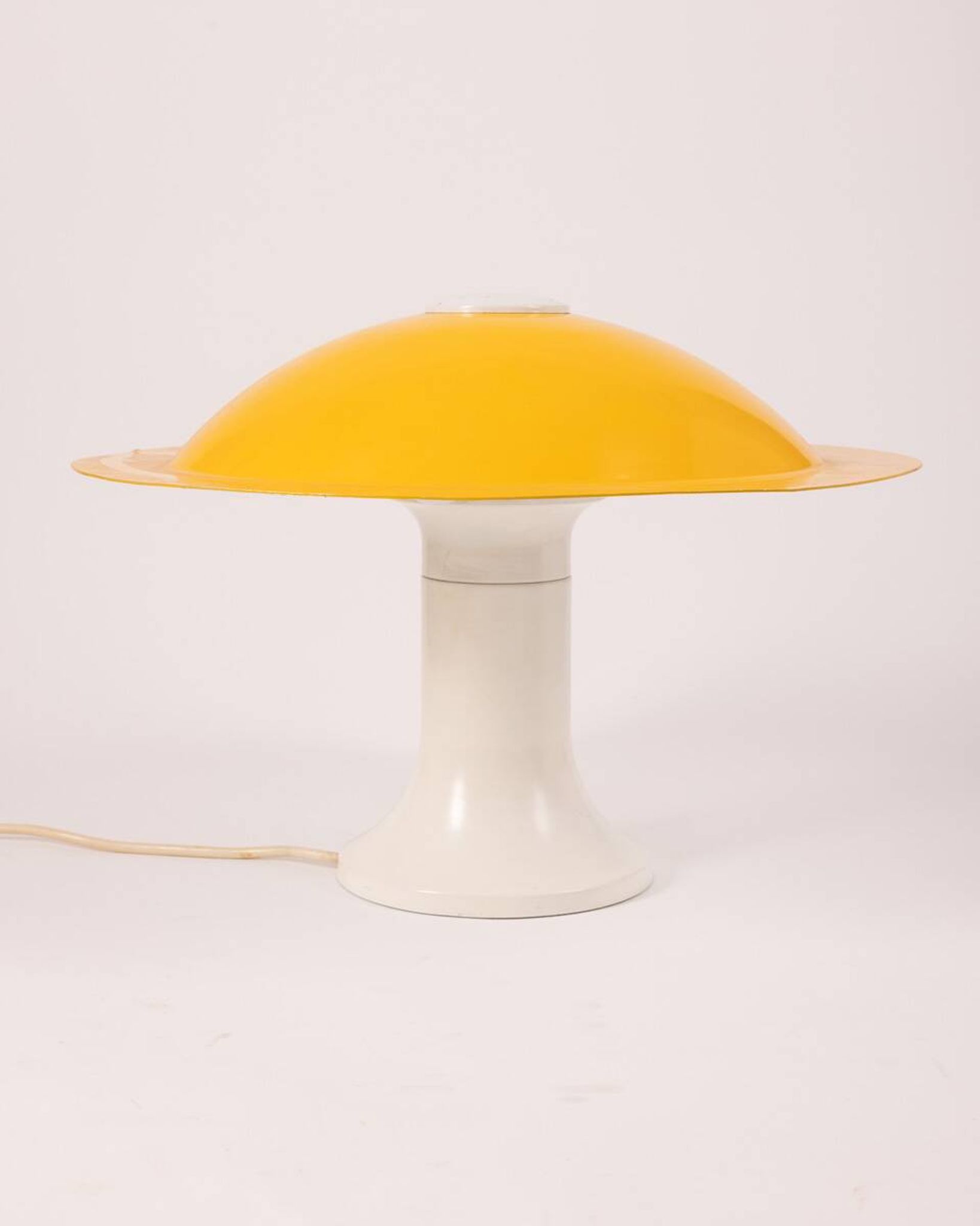 Vintage yellow table lamp from the 70s design by martinelli